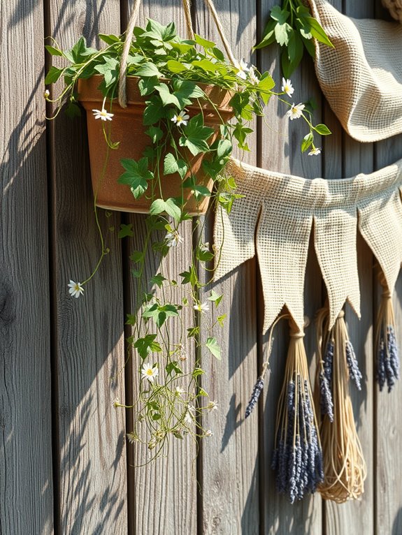 adding plants for decor