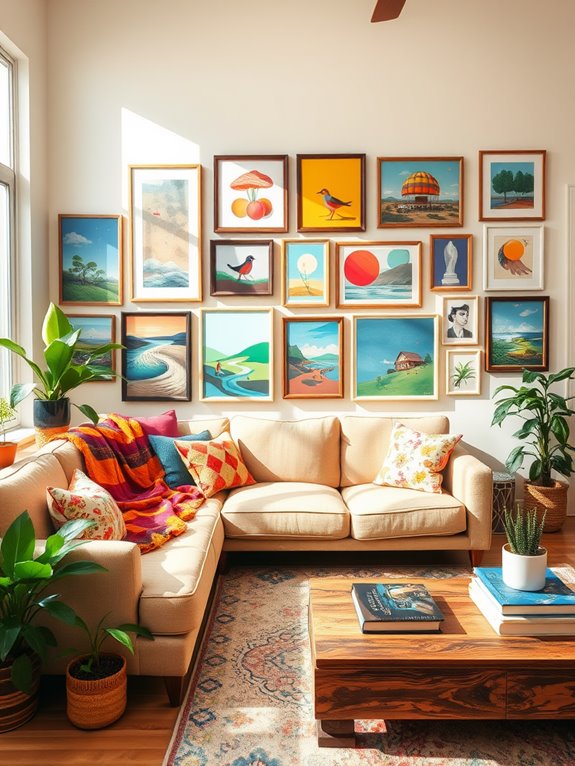 affordable living room art