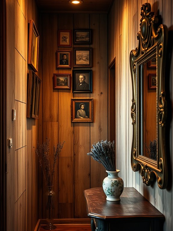 antique inspired hallway elegance