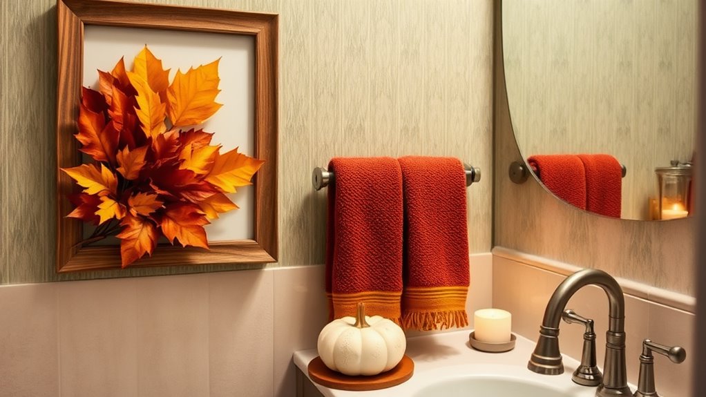 autumn bathroom decor inspiration