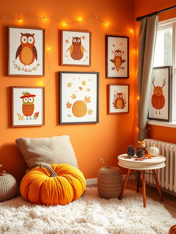 autumn inspired decorative artwork