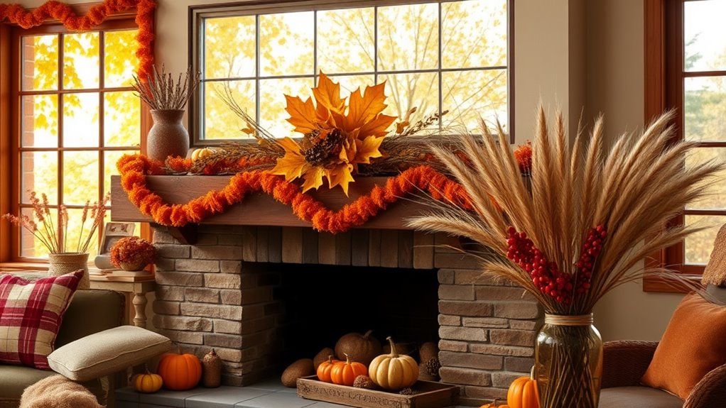 autumn themed wall decoration ideas