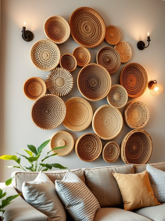 baskets for wall decor