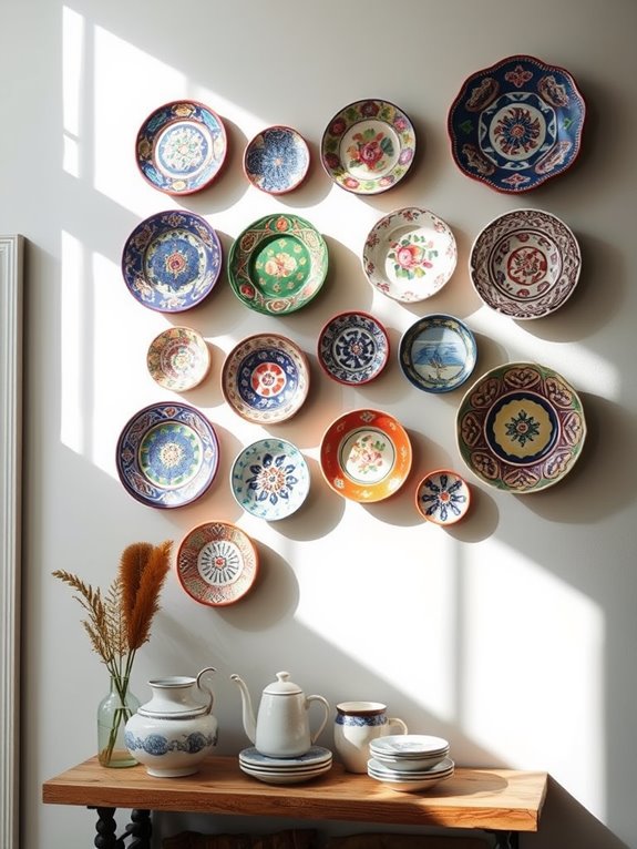 beautiful decorative plate collection