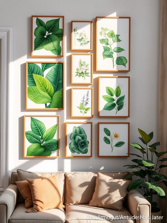 botanical prints fresh decor