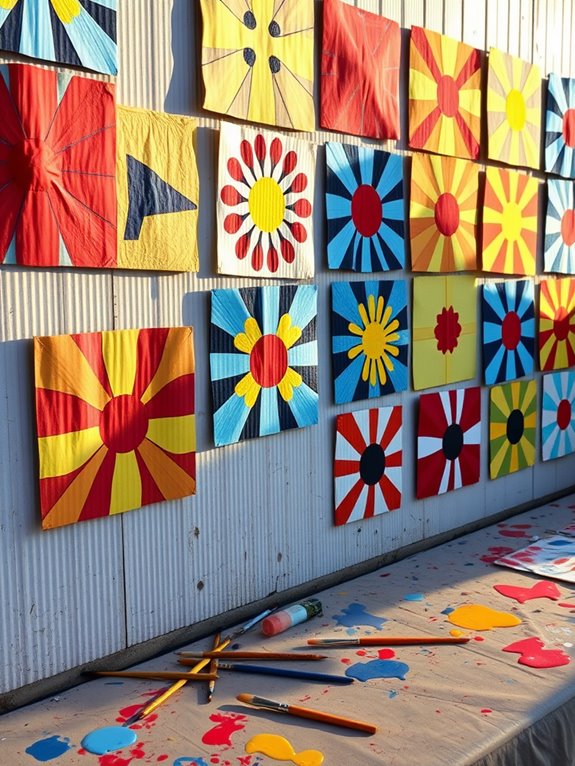 cardboard barn quilt collection