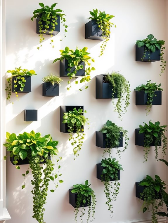 chic and practical wall planters