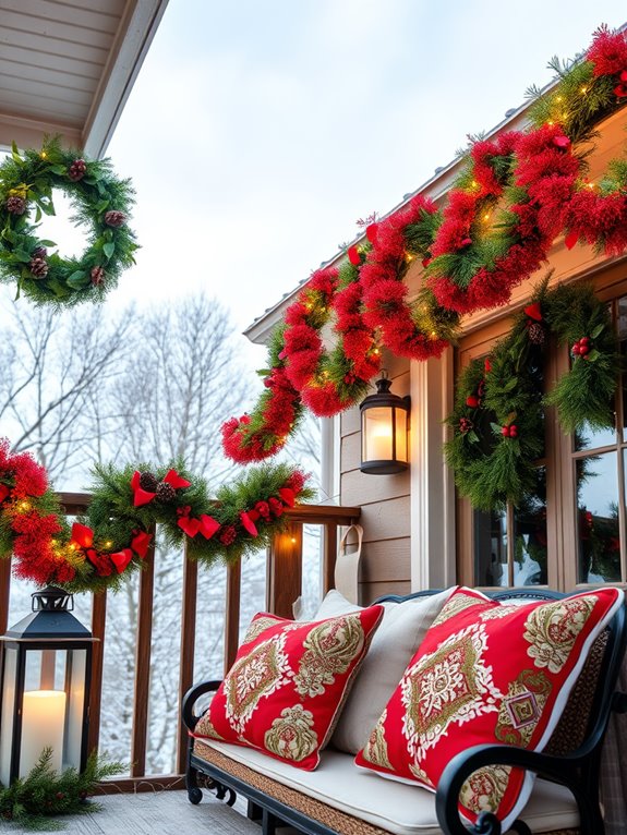 choosing christmas balcony decor