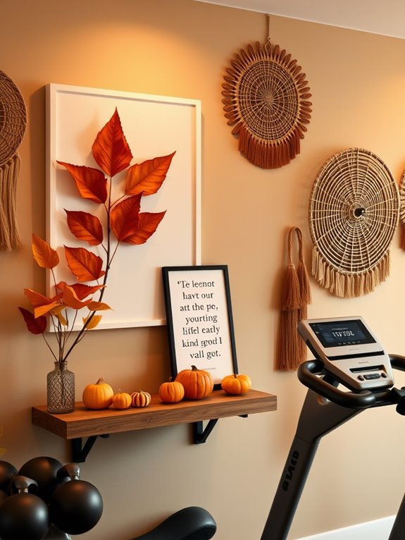 choosing fall gym decor