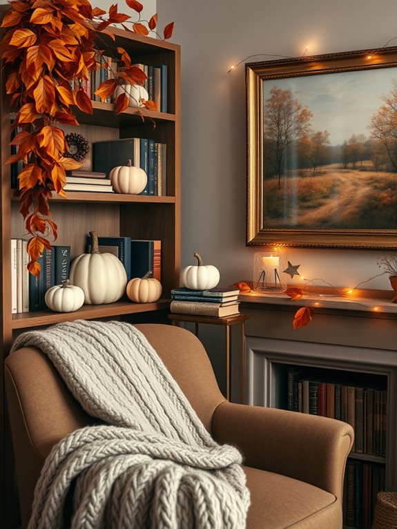 choosing fall library decor