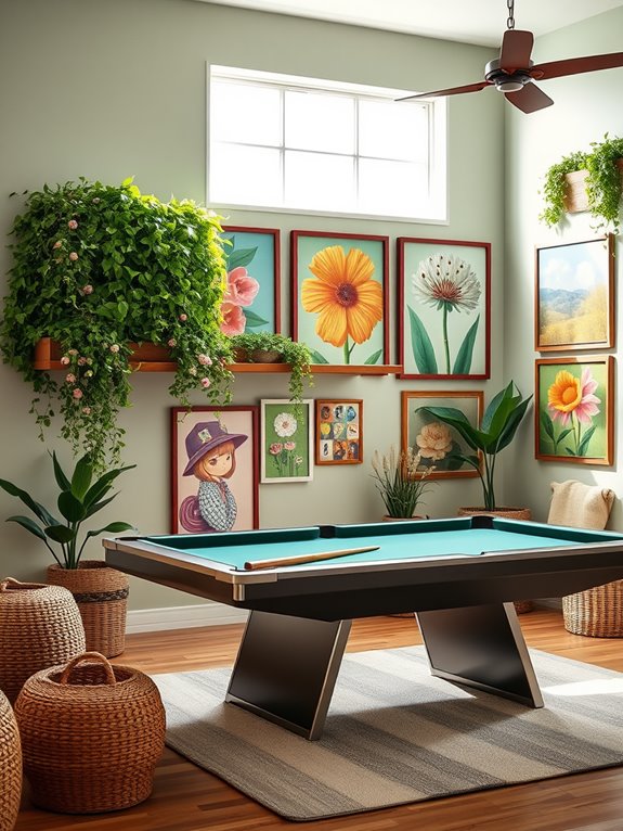 choosing game room decor