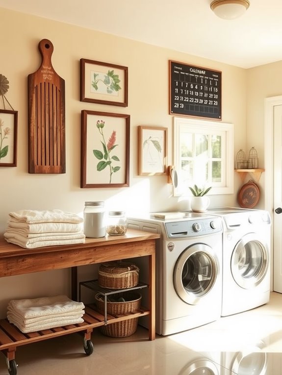 choosing laundry room decor