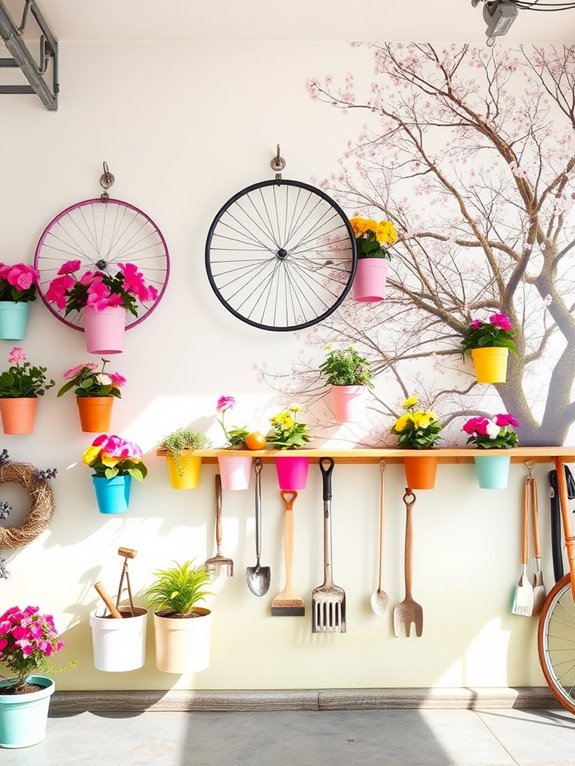 choosing spring garage decor