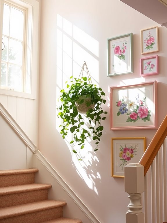 choosing spring staircase decor