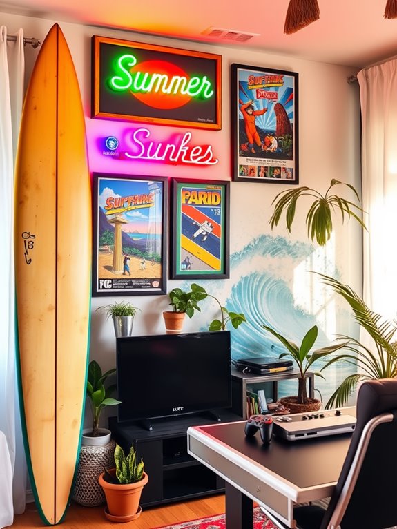 choosing summer game room decor