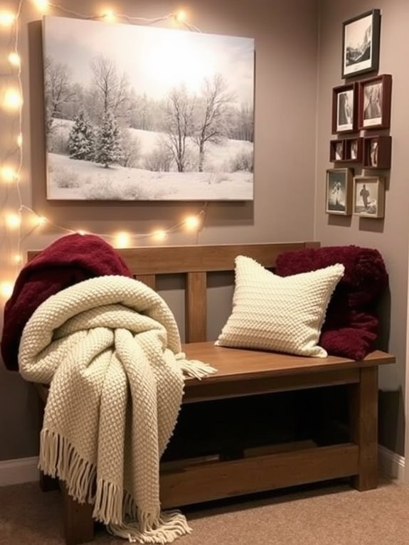 choosing winter basement decor