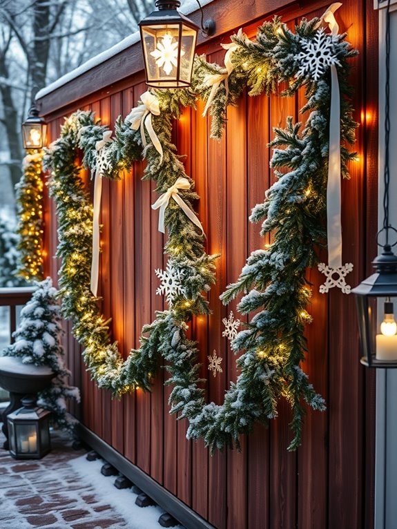 choosing winter deck decor