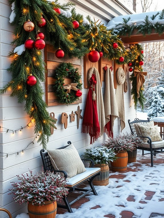 choosing winter patio decor