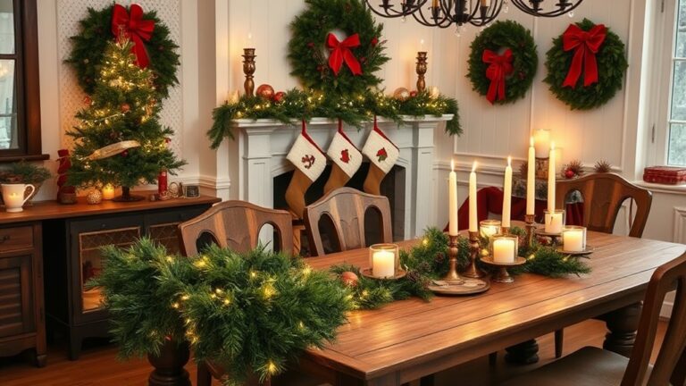 christmas dining room decor