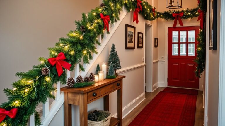 christmas hallway wall decor