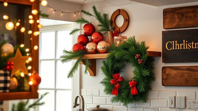 christmas kitchen wall decor