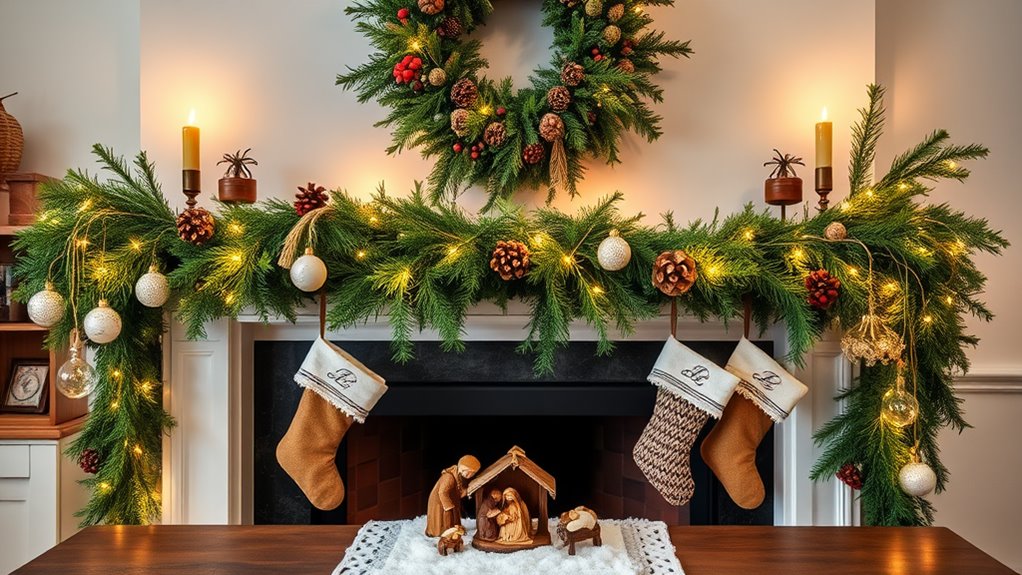 christmas mantel decor ideas