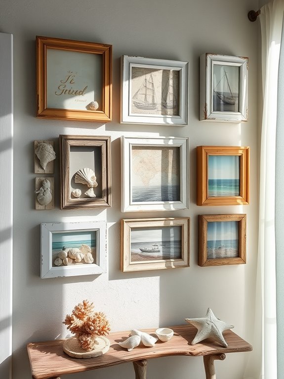 coastal vintage frame style