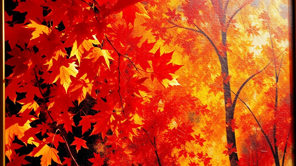 colorful autumn home decor