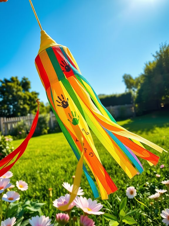 colorful decorative windsock display