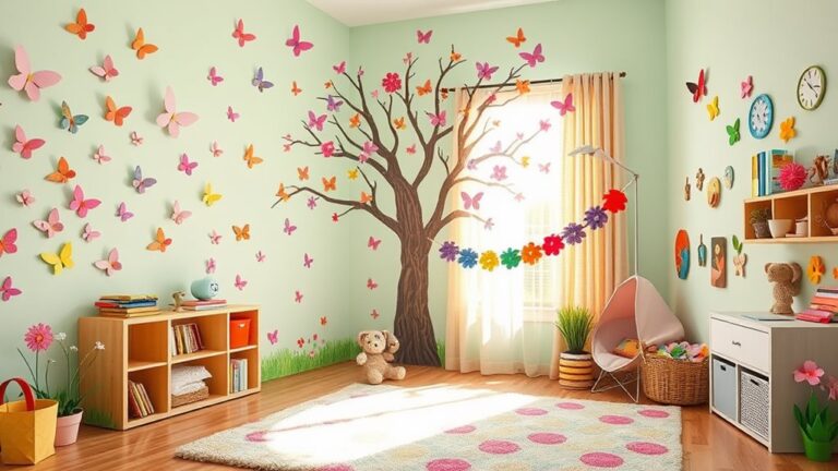 colorful kids room accents