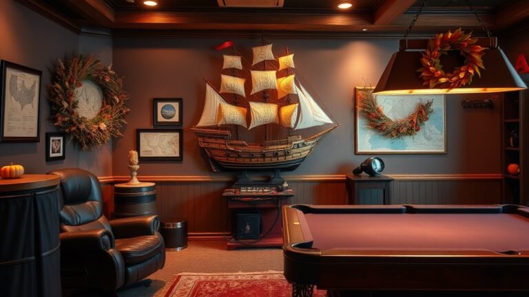 columbus day game room decor