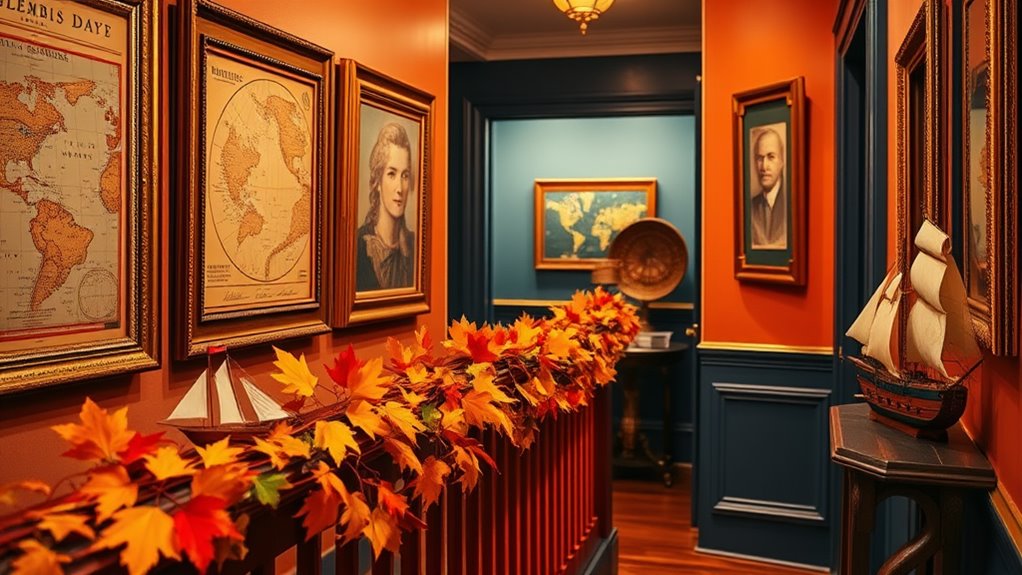 columbus day hallway decorations ideas