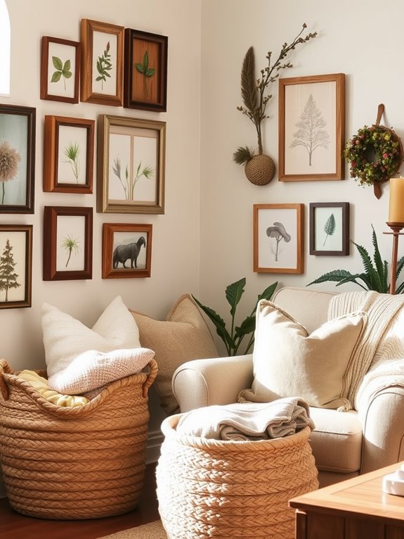 comfortable decor accents