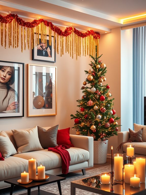 contemporary holiday tree embellishments