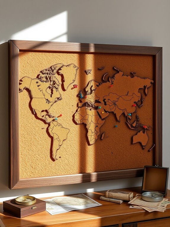 cork board for travel