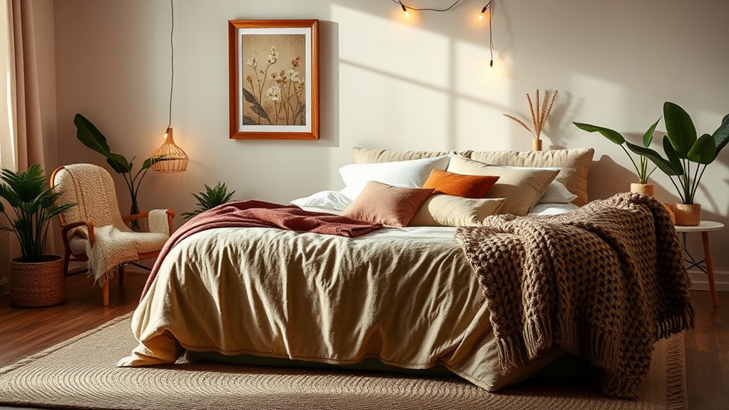 cozy bedroom wall decor