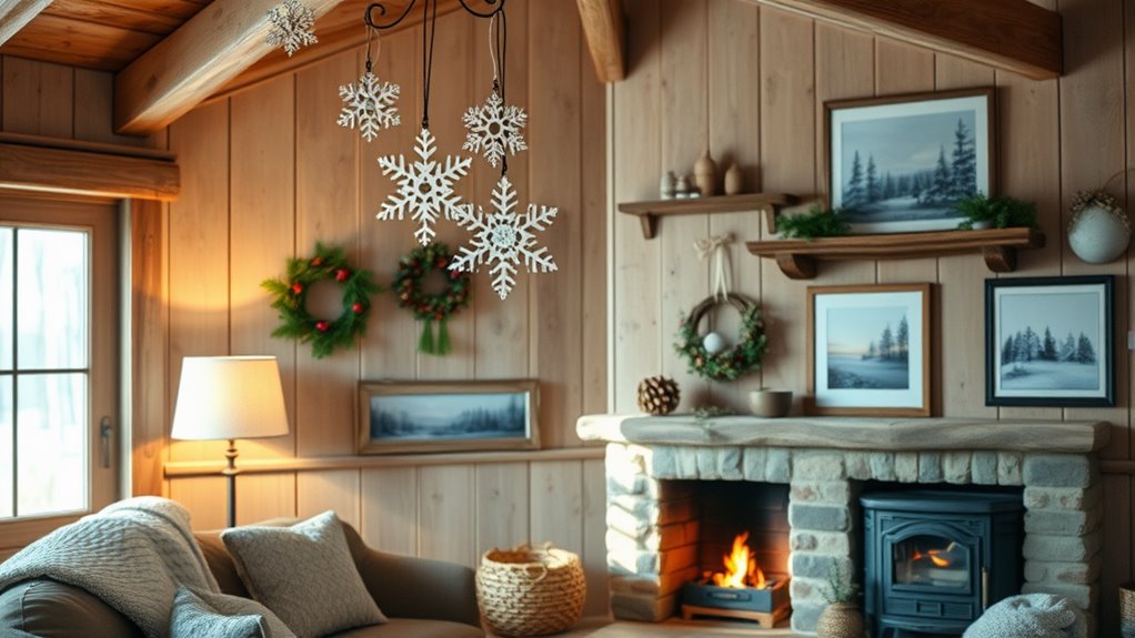 cozy cabin winter decor