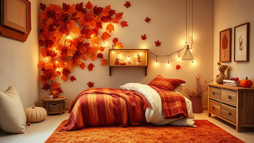 cozy fall bedroom decor