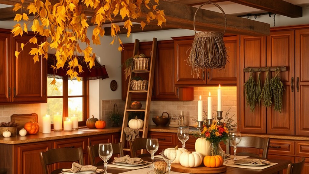 cozy fall kitchen decor