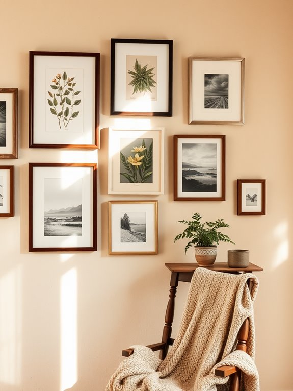 cozy gallery wall inspiration