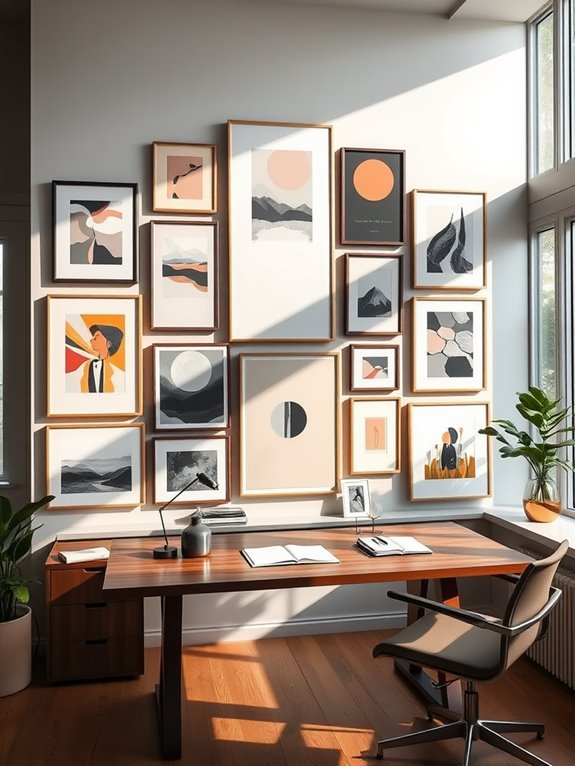 create a gallery wall