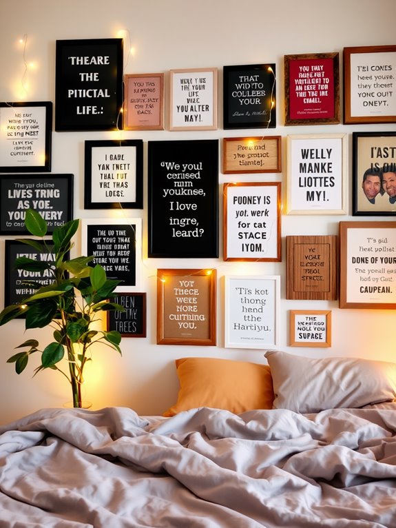 create a quote wall