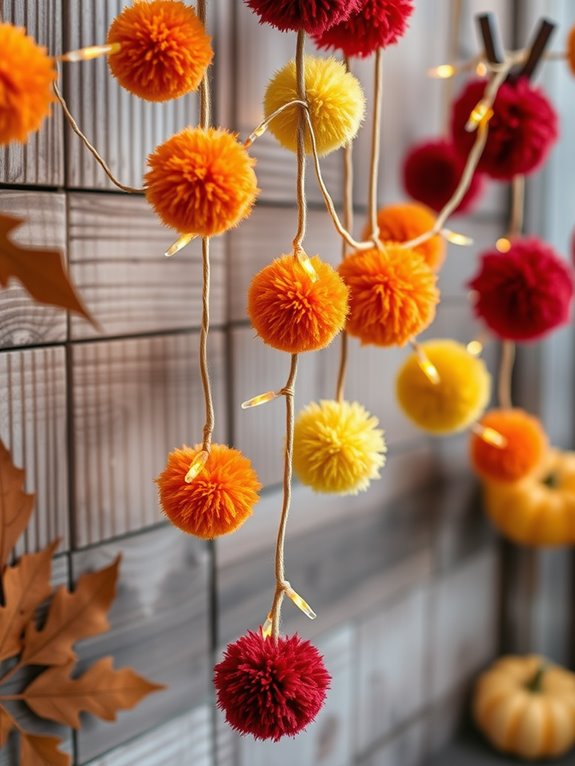 create pom pom decorations