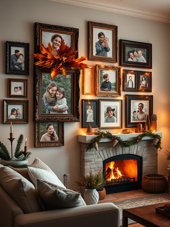 creative family photo framing