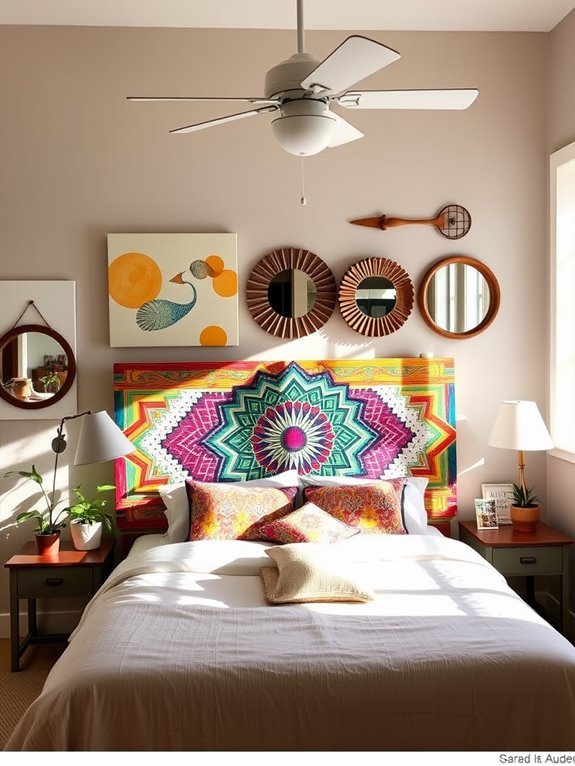 creative painted headboard designs