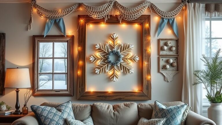 creative winter wall decor