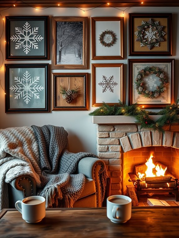 creative winter wall decor