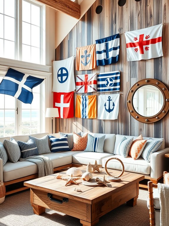 custom nautical flag decor