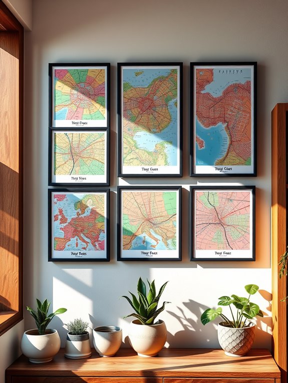 customizable urban map art