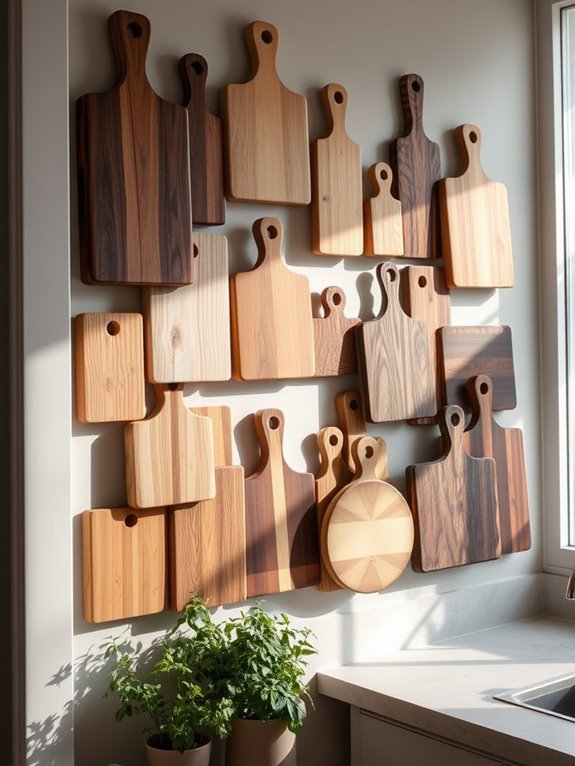 cutting board art display